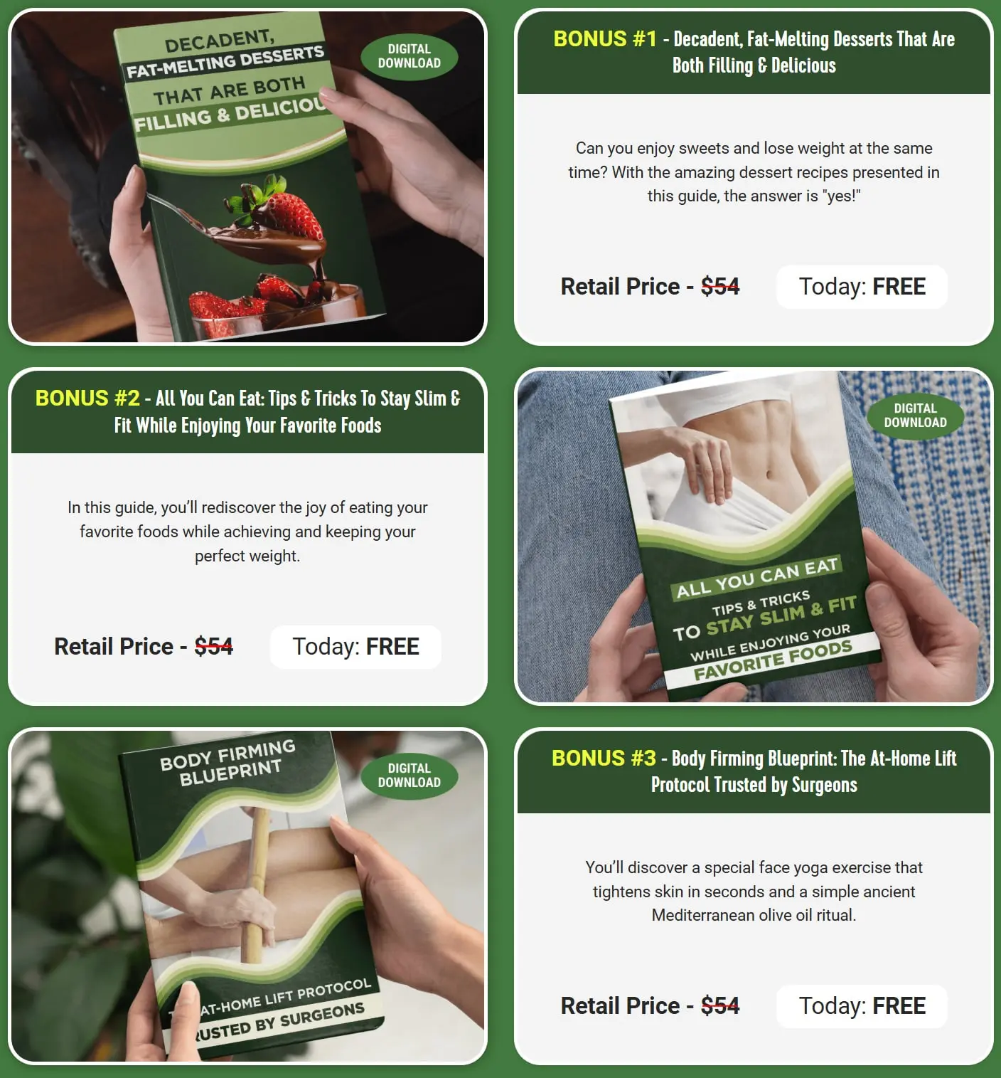 3 FREE Bonuses